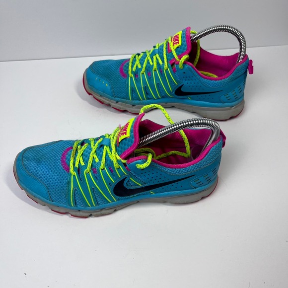NIKE Flex Trail 2 Women's 7 Blue Pink Athletic Training Running Shoe Sneaker - Picture 11 of 14